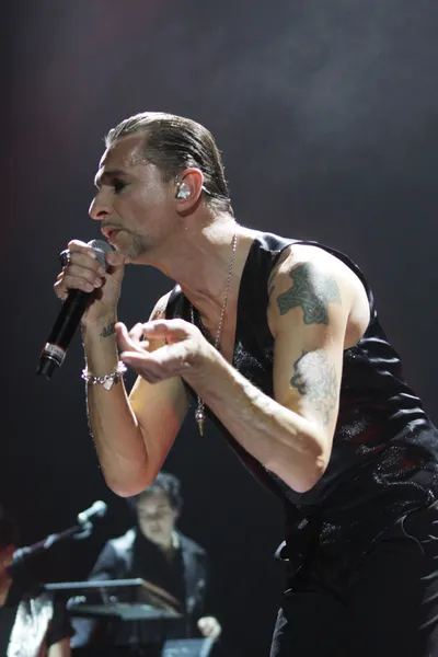 Depeche mode konserinde minsk, belarus minsk Arena üstünde Cuma, 28 Şubat 2014
