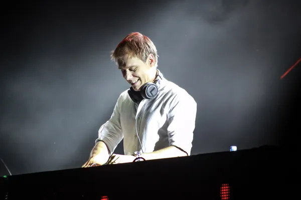 Sadece armin üyeleri: armin van buuren minsk-Arena ile yoğun programında 21 Şubat 2014 — Stok fotoğraf