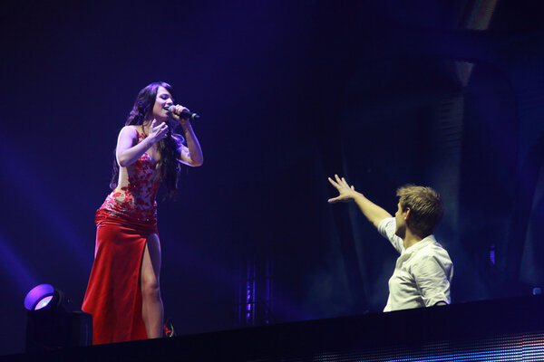 Участники ARMIN ONLY: Intense show with Armin van Buuren в "Минск-Арене" 21 февраля 2014 года
