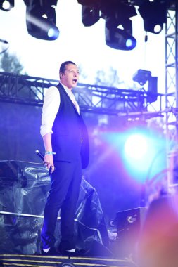 John newman gerçekleştirdiği 'birçok festivalde' 3 Temmuz 2014 milnsk, Beyaz Rusya
