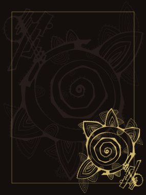 parlak çiçek çikolata bir zemin üzerine tebrik kartı