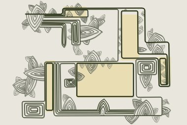 pastel geometrik sarmal arka plan