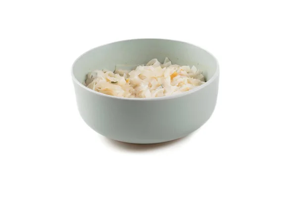 Image of isolated bowl with noodle