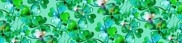Clover banner — Stock Photo, Image