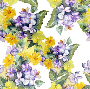 çiçek seamles desen