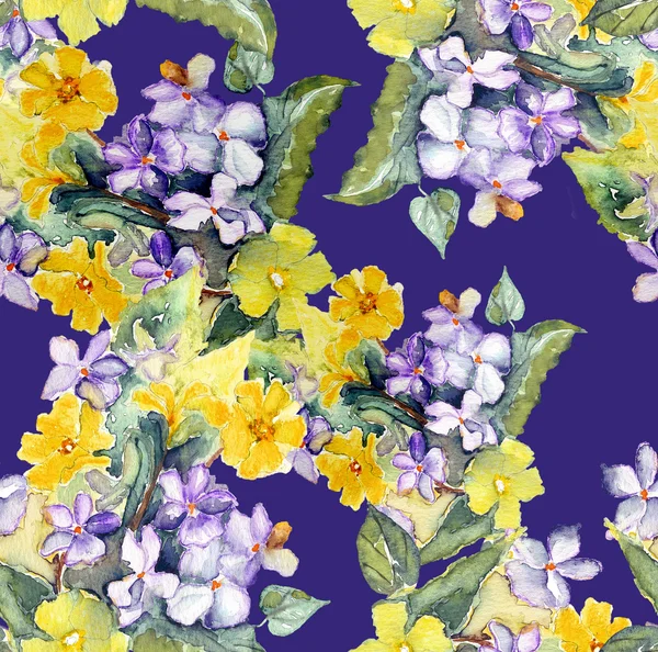 Flowers Seamles Pattern — Stock Photo, Image