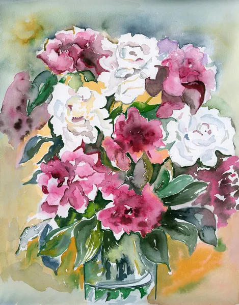 Peonies Bouquet — Zdjęcie stockowe