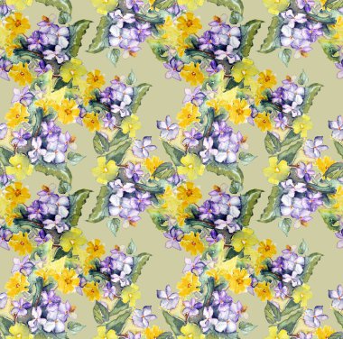 Çiçekler pürüzsüz desen