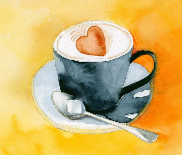 กาแฟหนึ่งถ้วย — ภาพถ่ายสต็อก