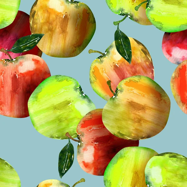 Apples Seamless Pattern — Stock Photo, Image