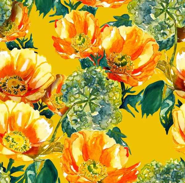 Blumen Seamles Muster — Stockfoto
