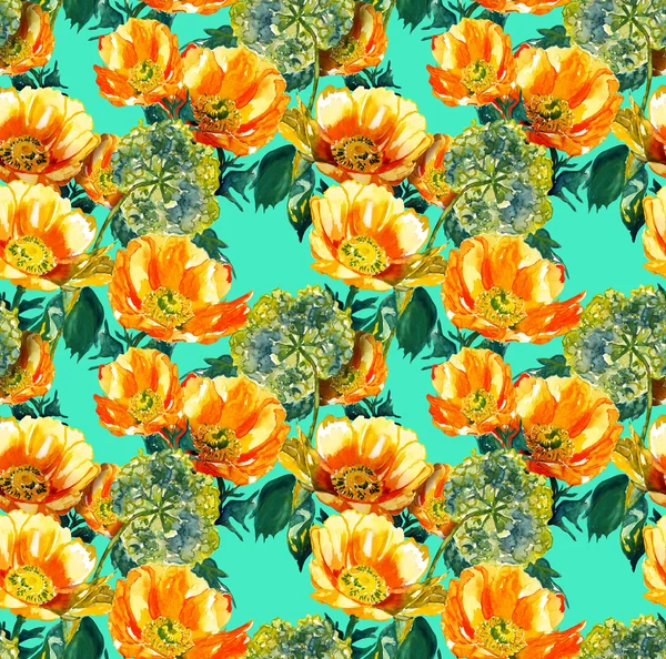 Flowers seamles pattern — Stock Photo, Image