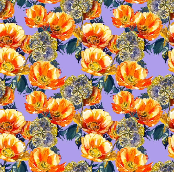 Flowers seamles pattern — Stock Photo, Image