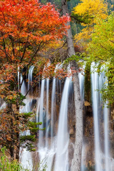 Beautiful Waterfall in Jiuzhaigou — Stock Photo, Image