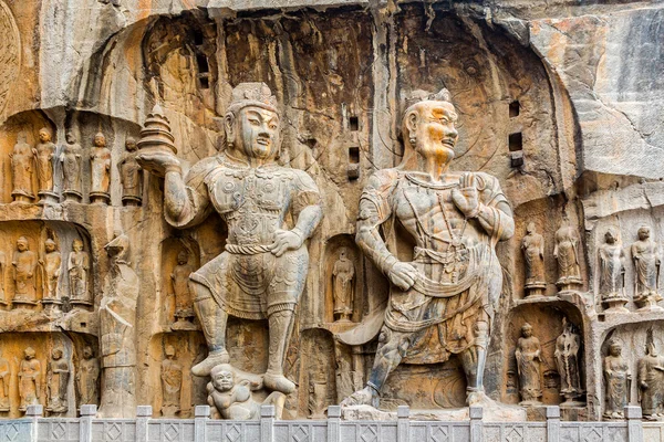 Longmen mağarasını — Stok fotoğraf