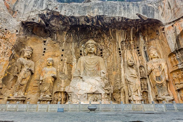 Grutas de Longmen — Fotografia de Stock