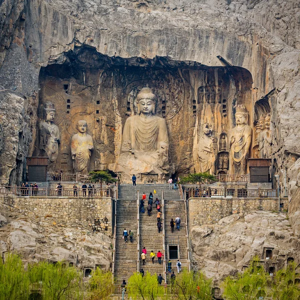 Grotte di Longmen — Foto Stock