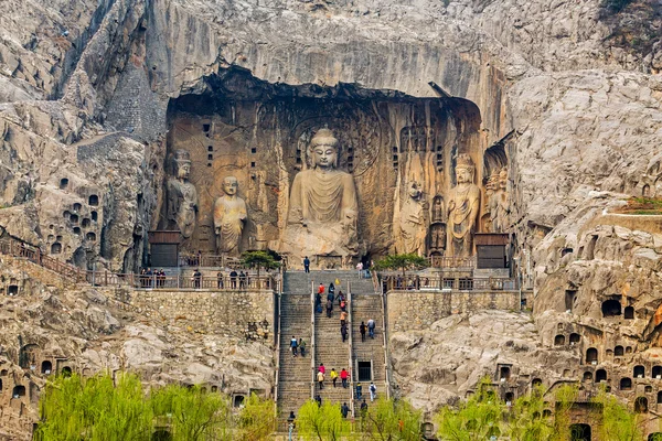 Grutas de Longmen — Fotografia de Stock