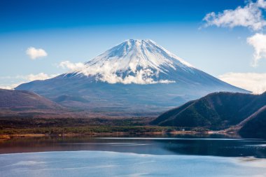 Kışın Fuji dağı