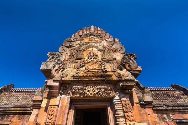 Château en pierre de sable, phanomrung dans la province de Buriram — Photo