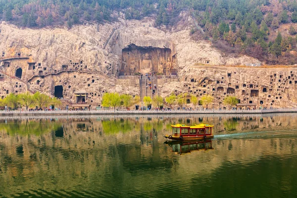 Longmen jeskyní, luoyang, Čína — Stock fotografie