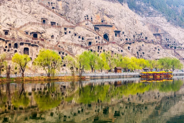 Longmen jeskyní, luoyang, Čína — Stock fotografie