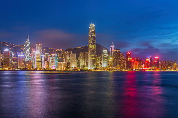 Hong Kong Island from Kowloon.
