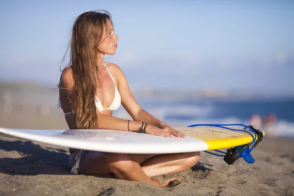 Surfer girl — Fotografie, imagine de stoc