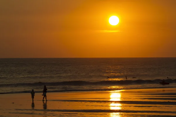 Puesta de sol en el mar —  Fotos de Stock