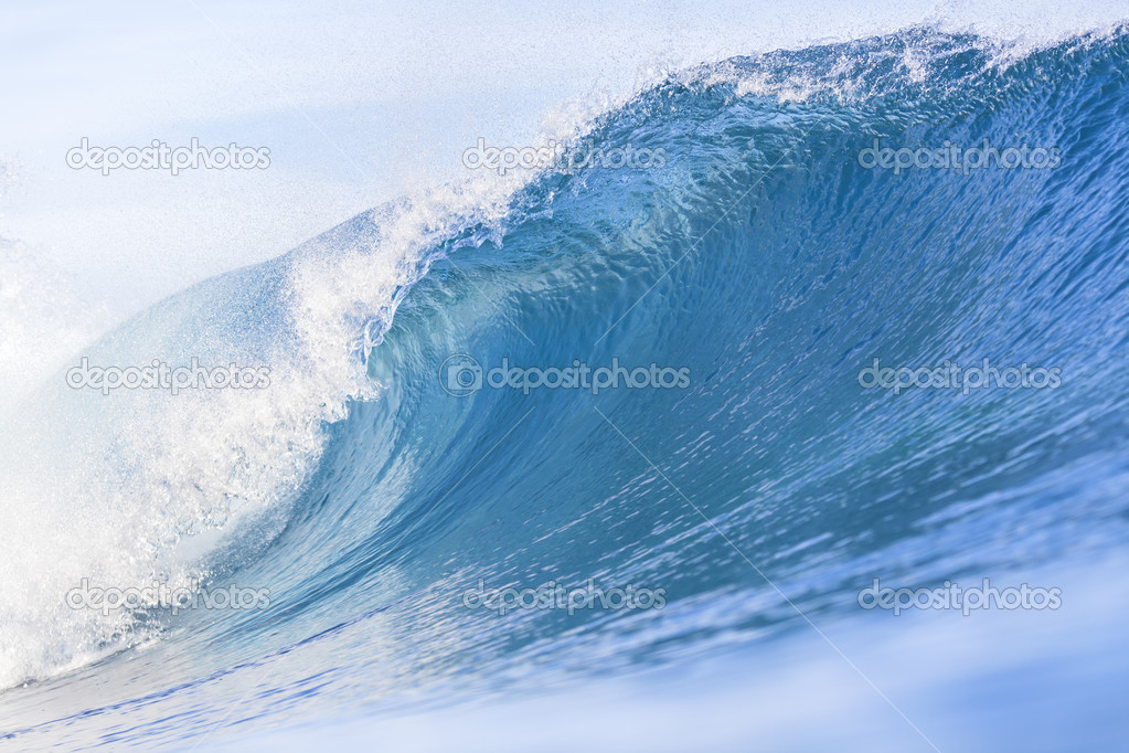 Blue wave texture
