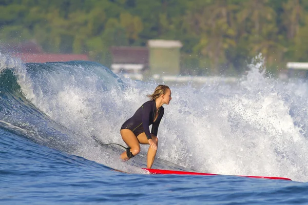 Surfista chica — Foto de Stock