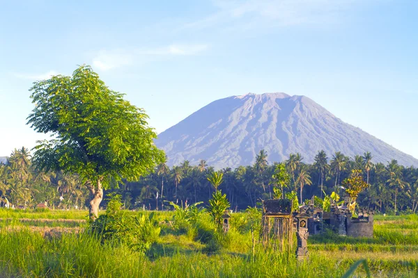 Mt. Agung, Amed, Bali. — Zdjęcie stockowe