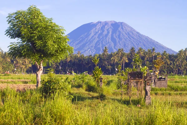 Mt. Agung, Amed, Bali. — Zdjęcie stockowe