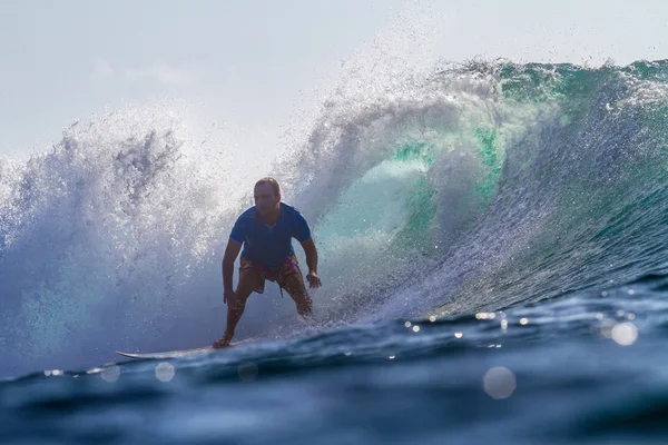 Surfing a Wave. — Stock Photo, Image