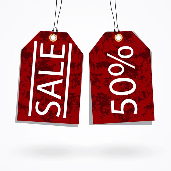 Sale tags design — Stock Vector