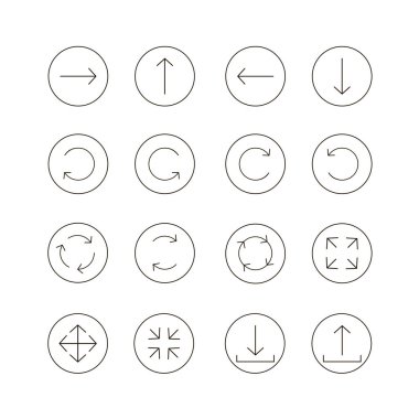 Ok Simgesi Ayarlandı. Doğrusal biçim.