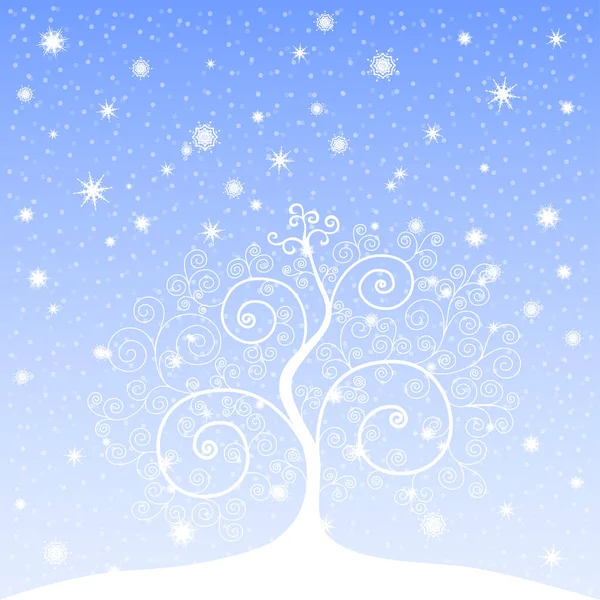 Fond Noël Conception Carte Nouvel Noël — Image vectorielle