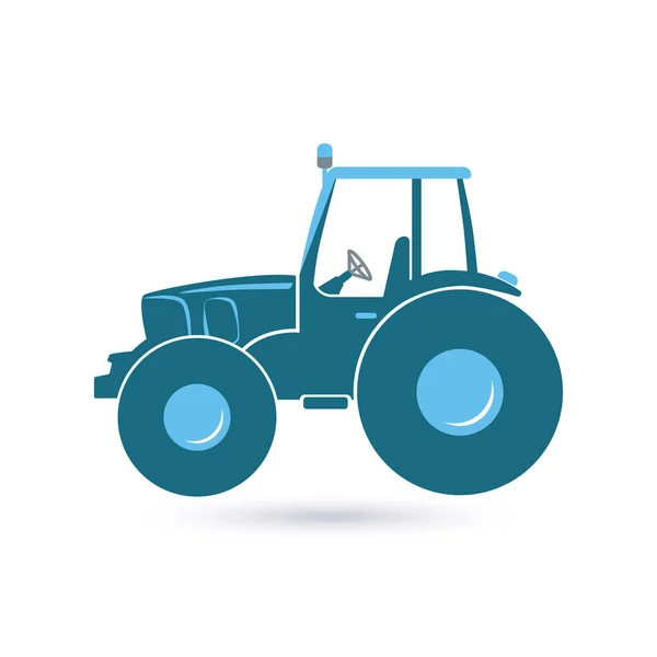 Иконка Сельскохозяйственного Трактора Векторная Иллюстрация — стоковый вектор