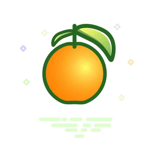 Оранжевый Логотип Векторная Иллюстрация — стоковый вектор