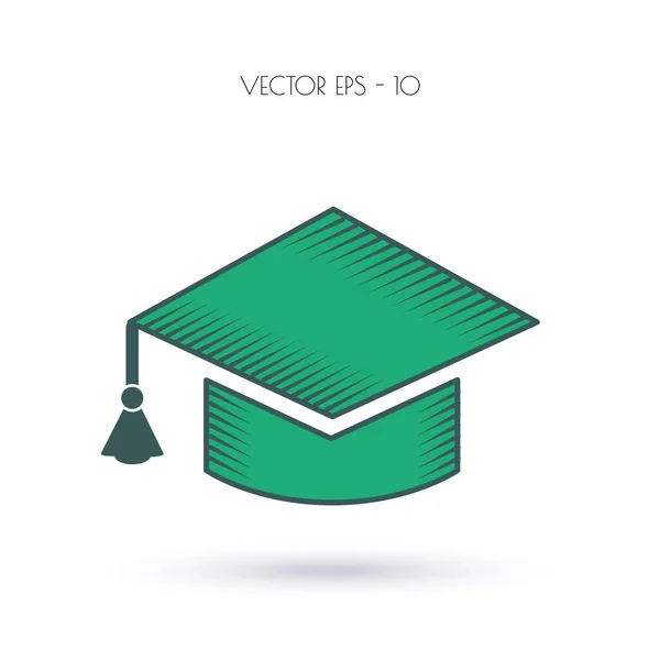Logo Topi Akademik Ilustrasi Vektor - Stok Vektor