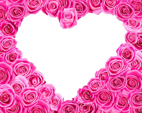 Coração de rosa — Fotografia de Stock
