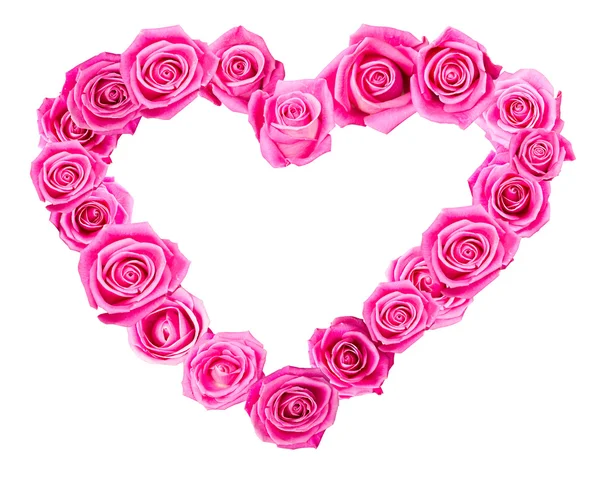 Coração de rosa — Fotografia de Stock