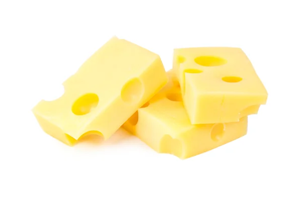 Käse isoliert — Stockfoto