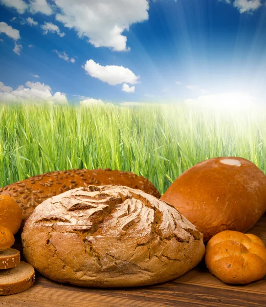 Bread and buns — Stock Photo, Image