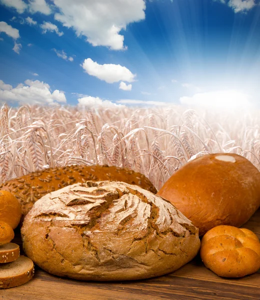 Bread and buns — Stock Photo, Image