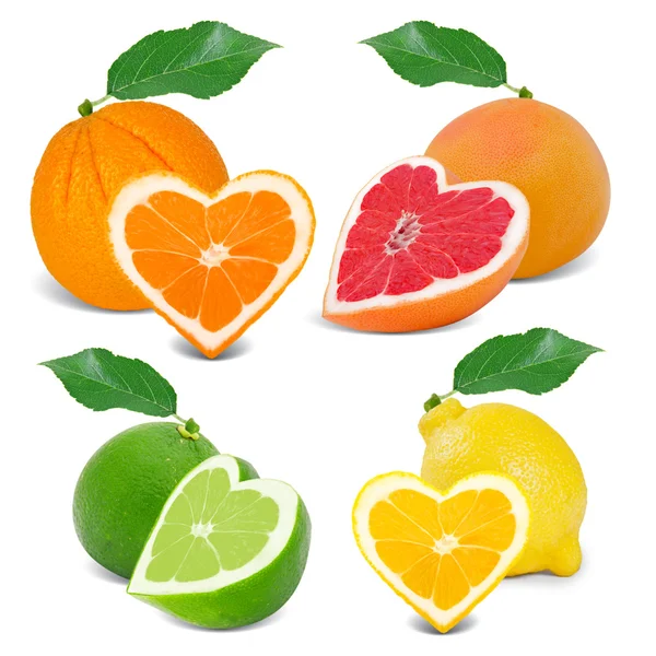 Fruit heart — Stock Photo, Image