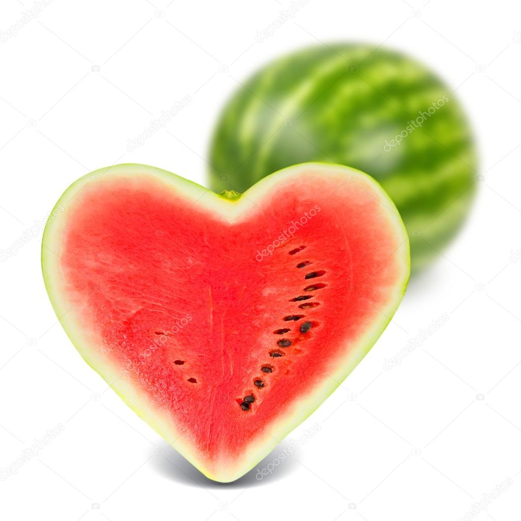 Melon heart — Stock Photo © lindavostrovska 47076737