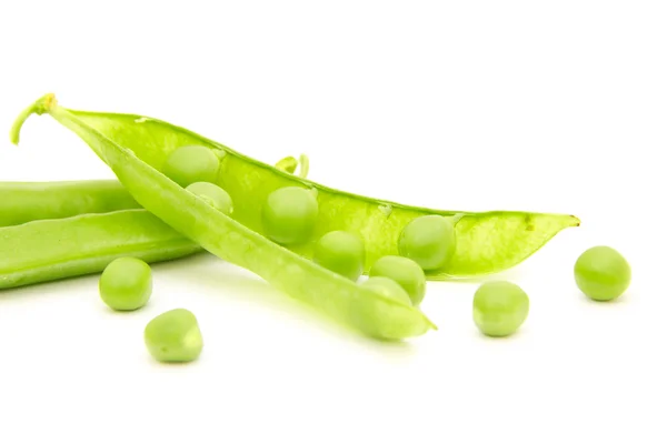 Pea pod isolated — Stock Photo, Image