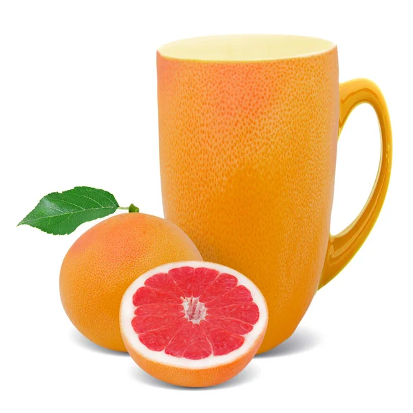 Grapefruit thee — Stockfoto