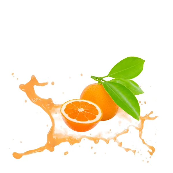 Salpicadura de mandarina — Foto de Stock
